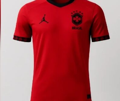 CBF nega uniforme com camisa vermelha para a disputa da Copa do Mundo de 2026