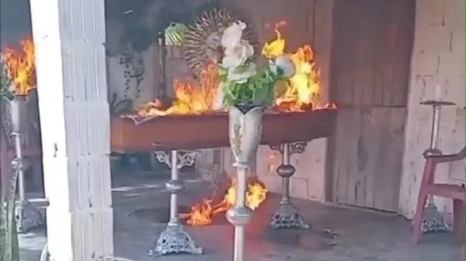 Homem suspeito de incendiar caixão durante velório morre 23 dias após o crime