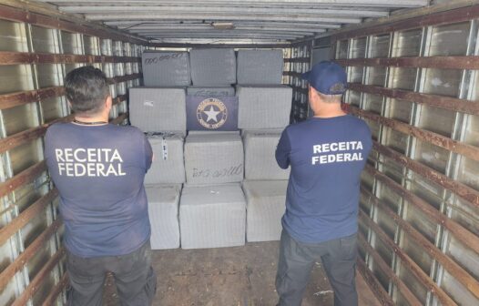 Durante fiscalização, 470 kg de cigarros estrangeiros são apreendidos em Fortaleza