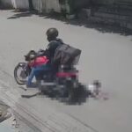 Criança é atropelada por motocicleta ao tentar atravessar rua em Canindé