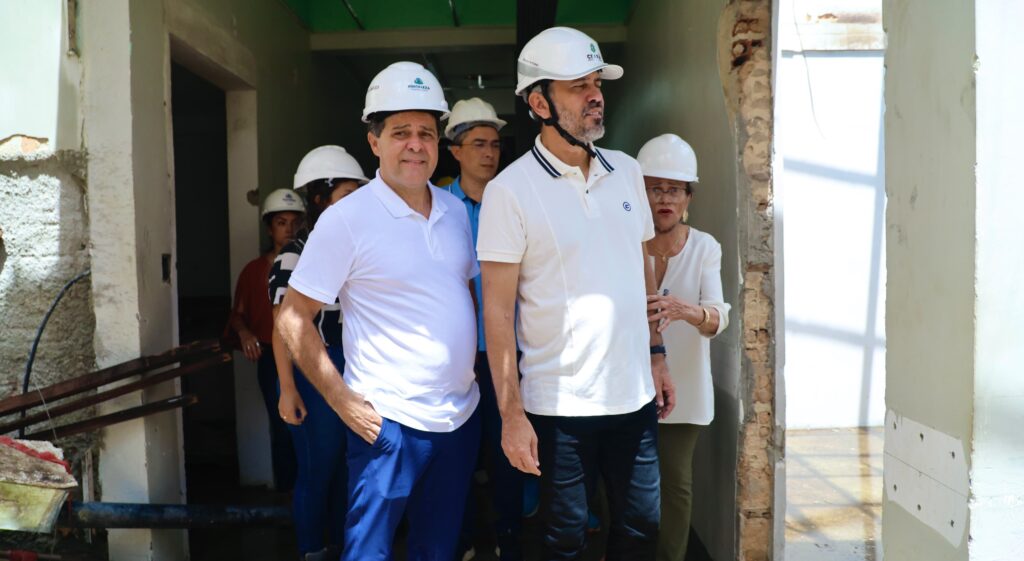 Com Ministério da Saúde, Elmano e Evandro fazem visita técnica ao Hospital Nossa Senhora da Conceição