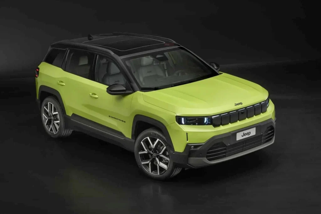 Jeep Compass 2026 estreia com visual robusto, versão 100% elétrica e interior de SUV premium