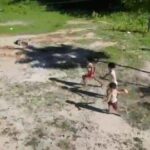 Crianças se assustam com drone no interior do Ceará e vídeo viraliza nas redes sociais