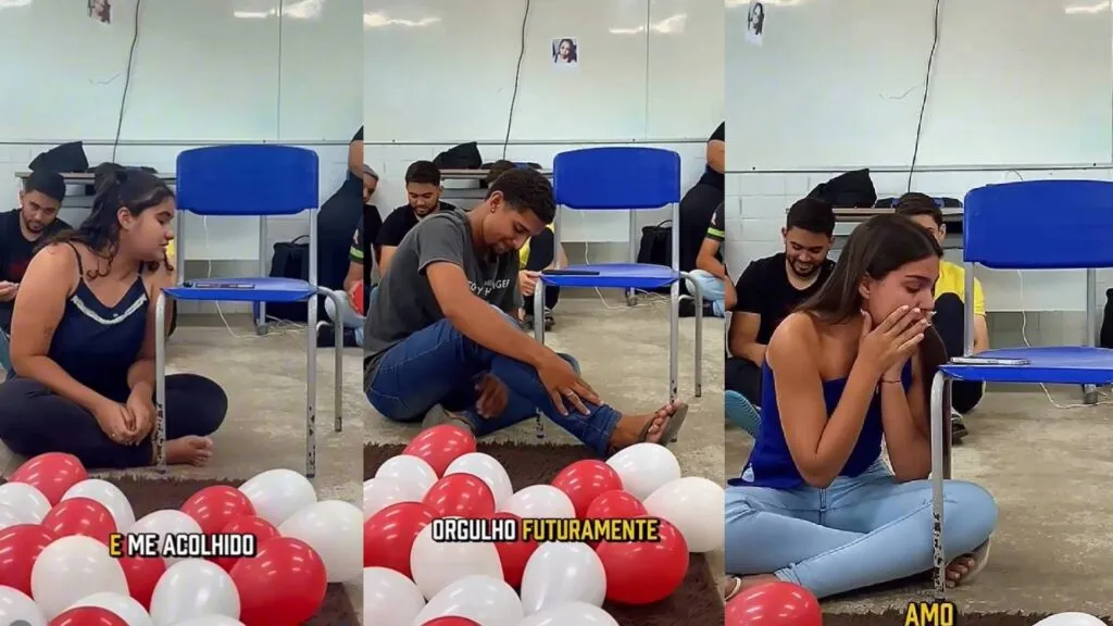 Professor de escola do Ceará viraliza ao fazer alunos ligarem para os pais dizendo “eu te amo”