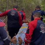 Idoso é resgatado após cair de penhasco em Tianguá, no Ceará