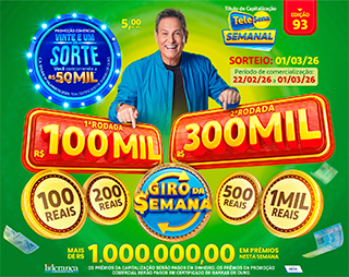 Tele Sena Semanal: confira o resultado de hoje, domingo (01/03)