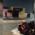 Chuvas intensas alagam ruas de Mauriti (CE) e provocam transtornos no Cariri