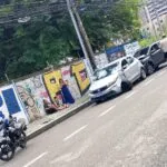 Colisão entre carros deixa três feridos em cruzamento do Mucuripe, em Fortaleza