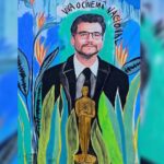 Em dia de premiação do Oscar 2026, Wagner Moura é homenageado em mural feito por alunos no Ceará