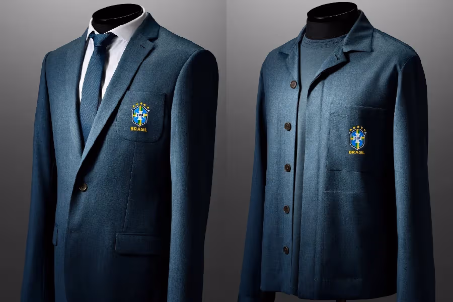 Seleção brasileira revela roupas de viagem para a Copa do Mundo de 2026 