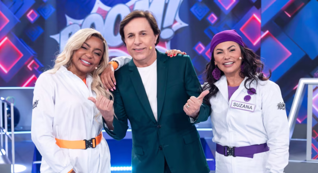 Cariúcha e Suzana Alves disputam R$ 100 mil no Boom! deste domingo (12) na TV Cidade/Record