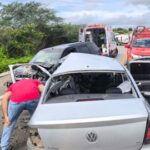Acidente deixa avós e neto de 7 anos mortos na BR-222, em Sobral, no Ceará