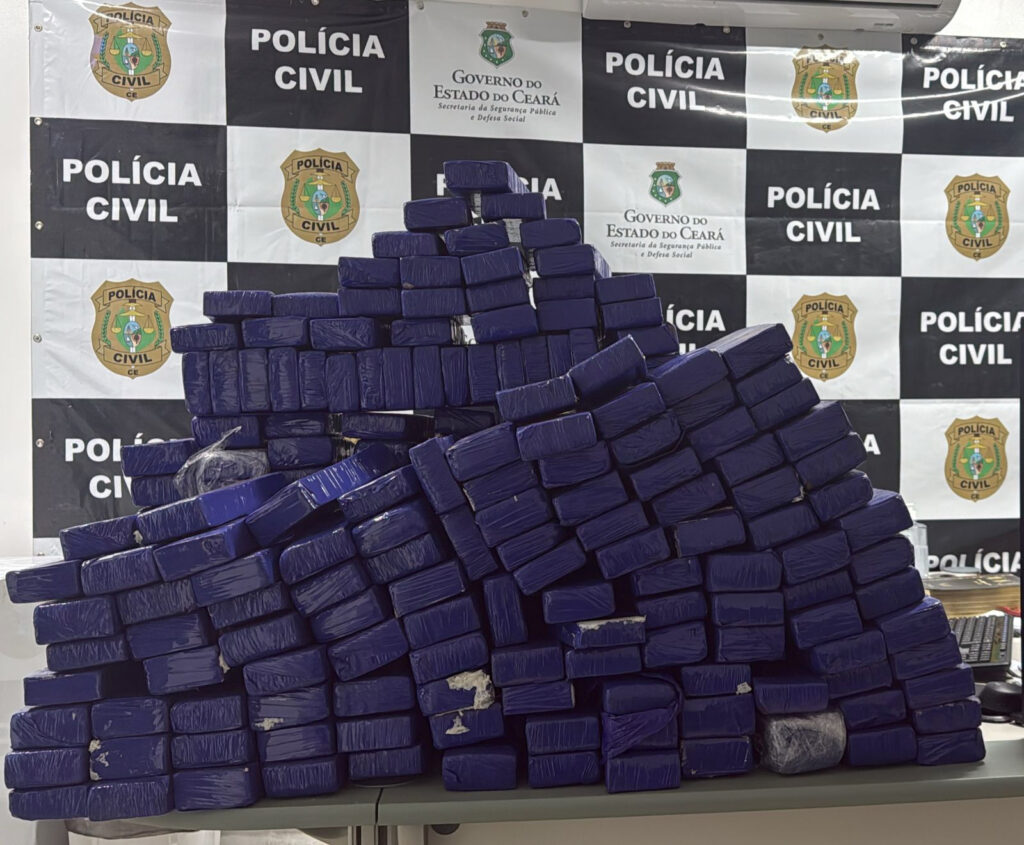 Polícia realiza maior apreensão de maconha do ano com mais de 180 kg em Fortaleza