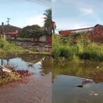 Terreno baldio com lixo e água parada preocupa moradores de Maracanaú, no Ceará