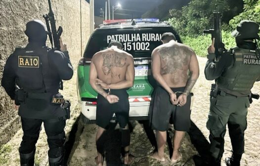 Membros de facção são presos após tiroteio com a polícia em Cascavel, no Ceará