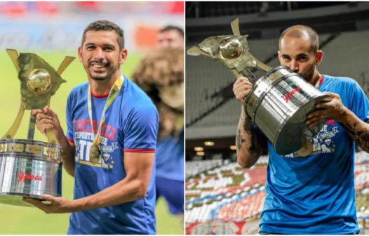 Bruno Melo e Max Walef figuram entre os jogadores com mais títulos na história do Fortaleza; confira a lista