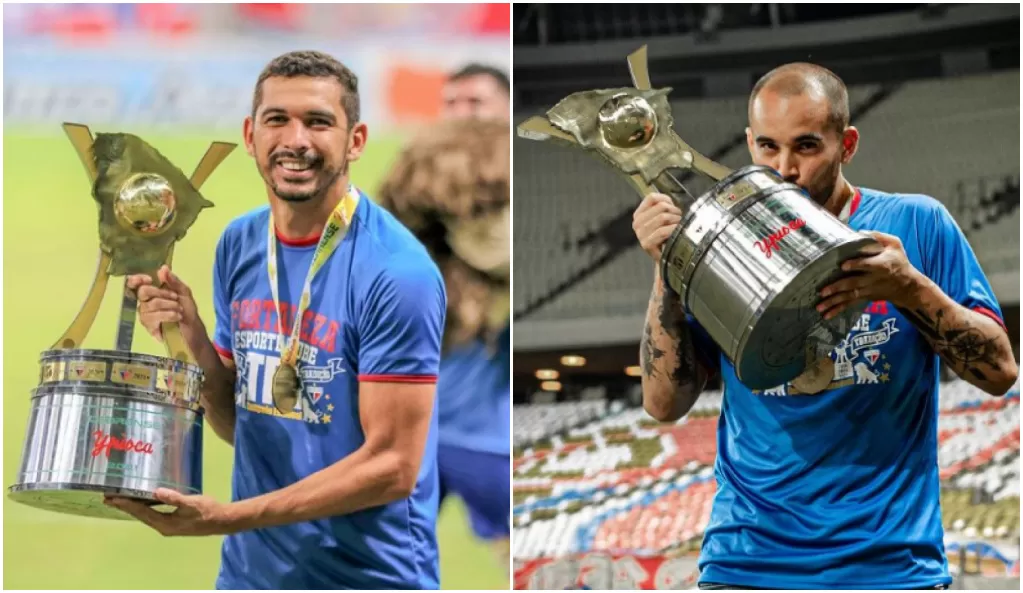Bruno Melo e Max Walef figuram entre os jogadores com mais títulos na história do Fortaleza; confira a lista