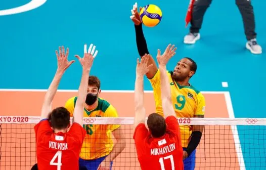 Jogos: Brasil perde para o Comitê Russo no vôlei masculino