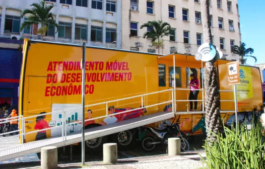 Atendimento da Unidade Móvel do Desenvolvimento Econômico na Praça do Ferreira é prorrogado