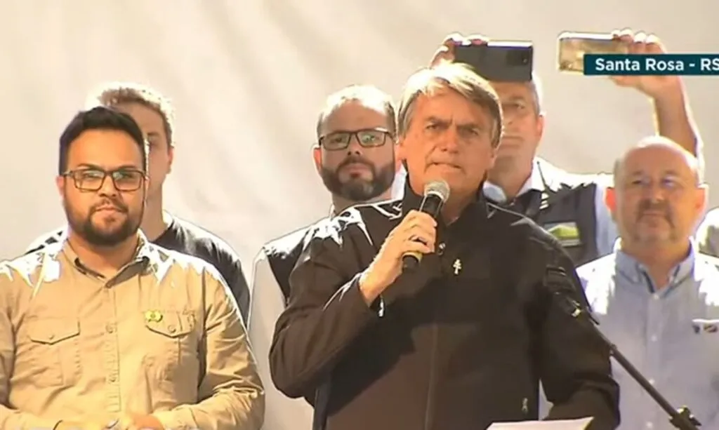 Bolsonaro visita feira nacional da soja no interior gaúcho