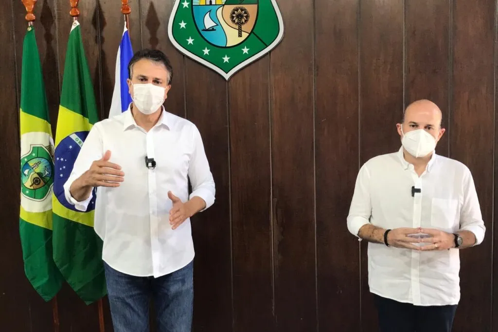 Camilo Santana e Roberto Cláudio repercutem debate do Grupo Cidade