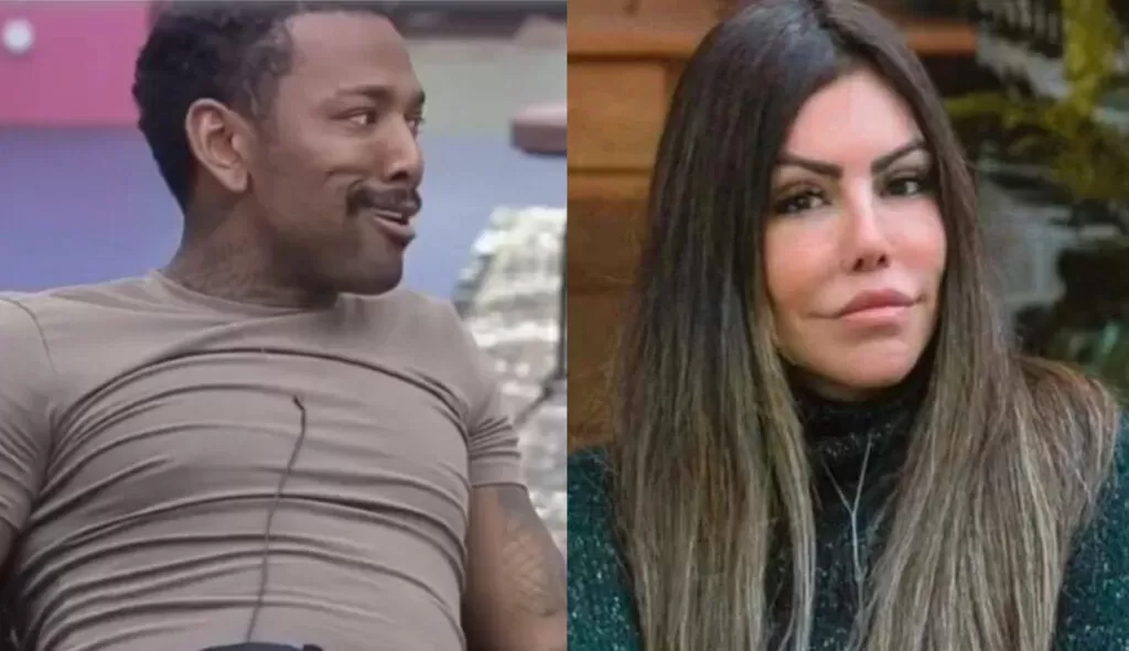 Nego do Borel zomba de Liziane Gutierrez: ‘tá parecendo Coringa’