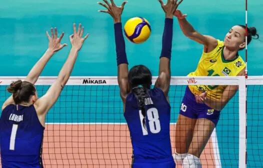 Brasil sofre segunda derrota na Liga das Nações de vôlei