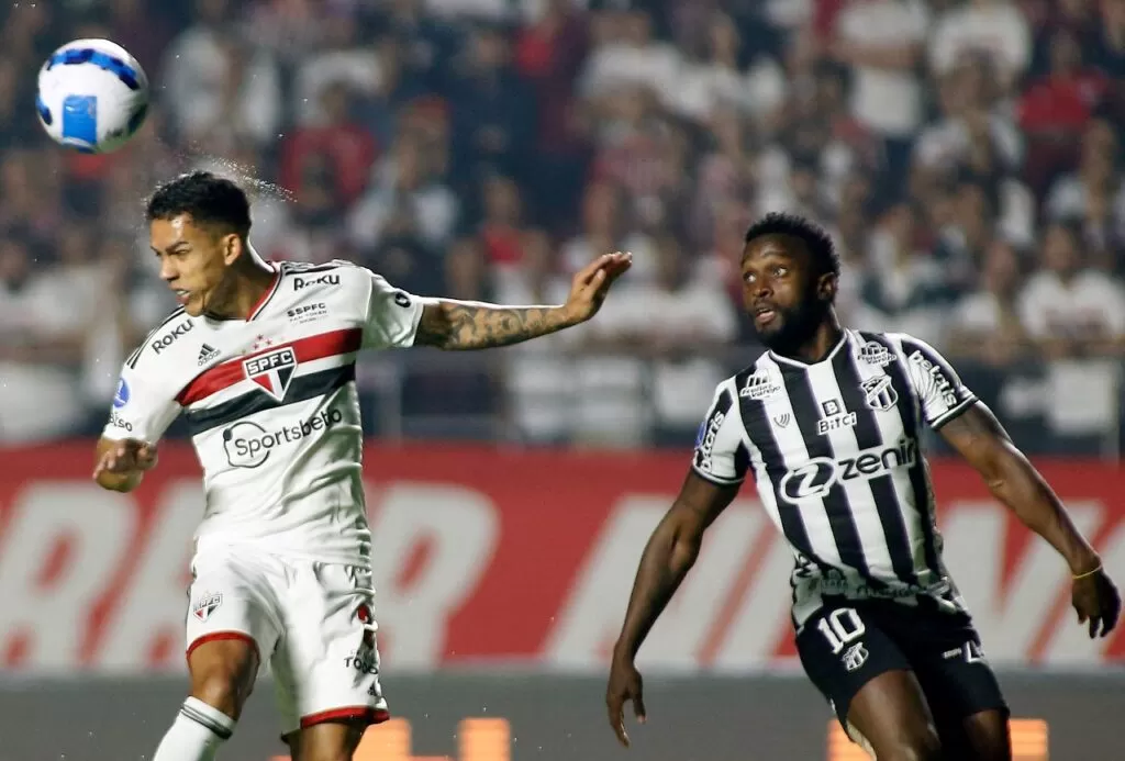 Ceará é derrotado pelo São Paulo no jogo de ida das quartas de final da Copa Sul-americana