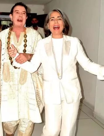 Gloria Pires participa de cerimônia de candomblé em família. Confira as fotos
