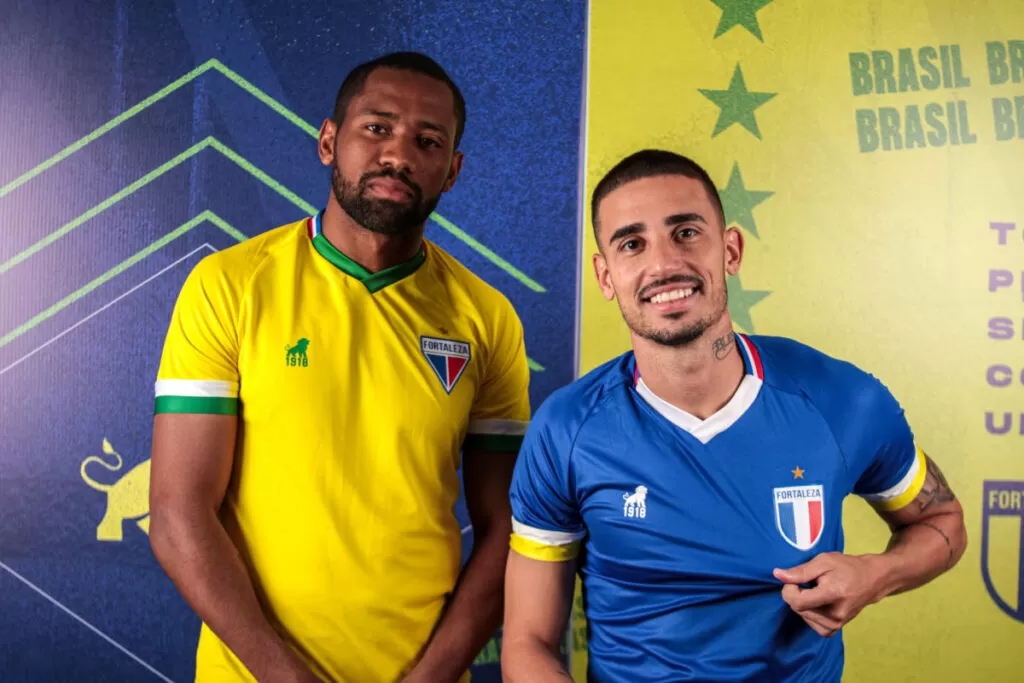 Fortaleza lança modelo de uniforme em clima de Copa do Mundo