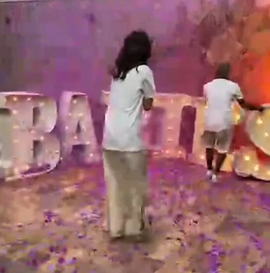 Incêndio assusta casal e convidados durante chá revelação