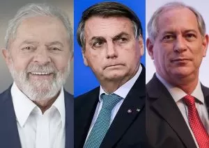 MDA/CNT: Lula, 48,3%; Bolsonaro, 39,7%; Ciro, 4,9%