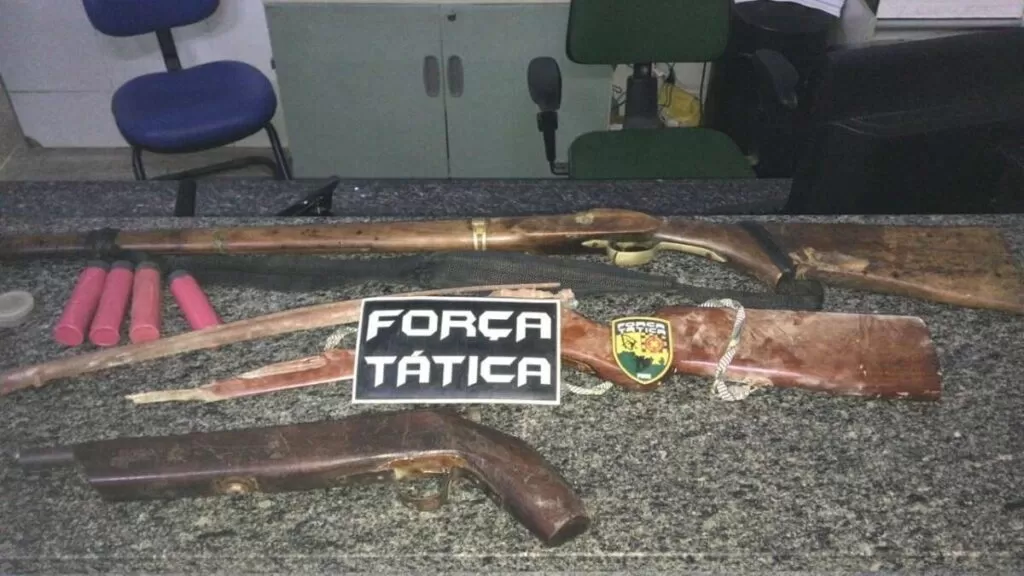 Três armas de fogo são apreendidas em Iguatu