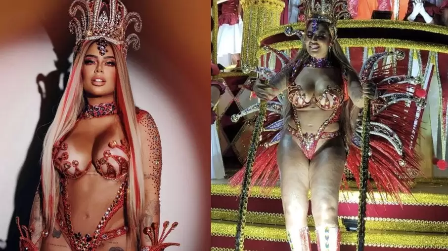 Rafaella Santos choca a web ao exibir corpo sem Photoshop no Carnaval
