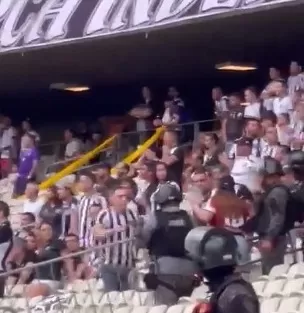 Ceará bane torcedor flagrado fazendo ato racista durante o Clássico-Rei