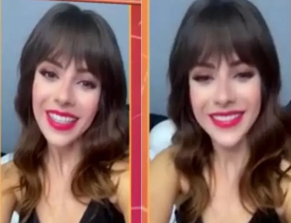 Sandy exibe novo visual: cabelo escuro e com franja