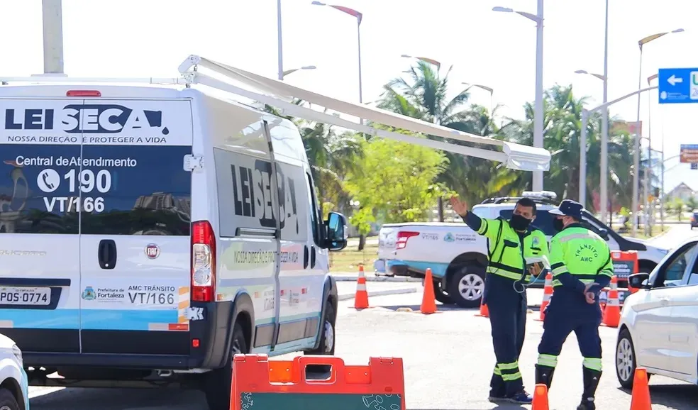 Operação Lei Seca intensifica fiscalizações para o final do ano em Fortaleza