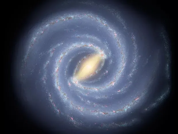 Galáxia parecida com a Via Láctea é descoberta por telescópio da Nasa
