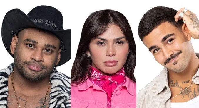 Black, Nadja e Yuri disputam a 11ª Roça em A Fazenda 15