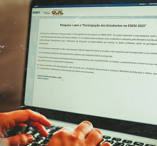 Inscritos no Enem 2023 têm até 8 de março para responder pesquisa