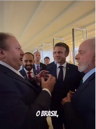 Chef Erick Jacquin tem encontro inusitado com Lula e Macron