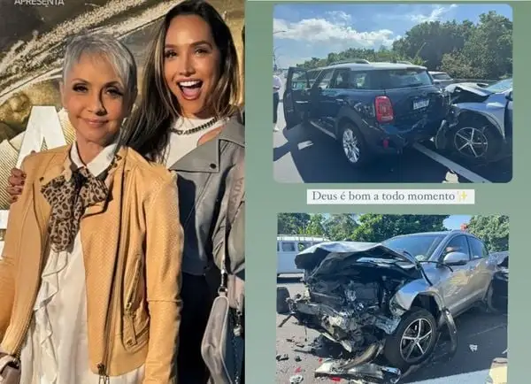 Cininha de Paula e Maria Maya revelam ter sofrido grave acidente de carro no Rio