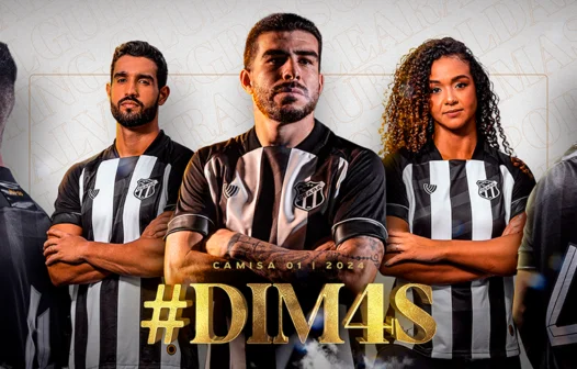 Ceará lança uniforme principal em homenagem a Dimas Filgueiras