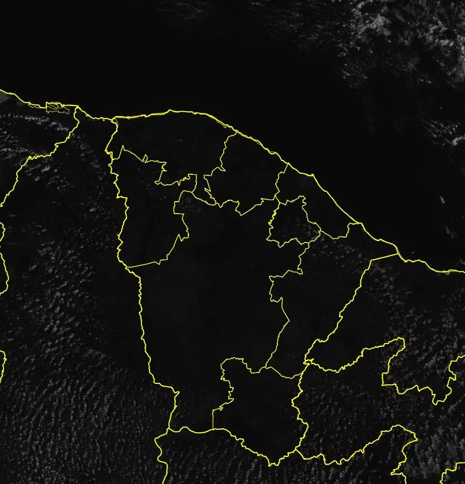 Ceará segue sem previsão de chuva até quarta-feira (24) com máximas de até 36ºC