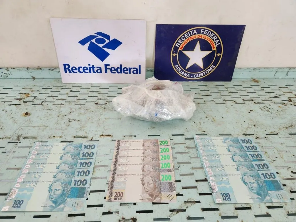 Receita Federal apreende drogas e notas falsas no Aeroporto de Fortaleza