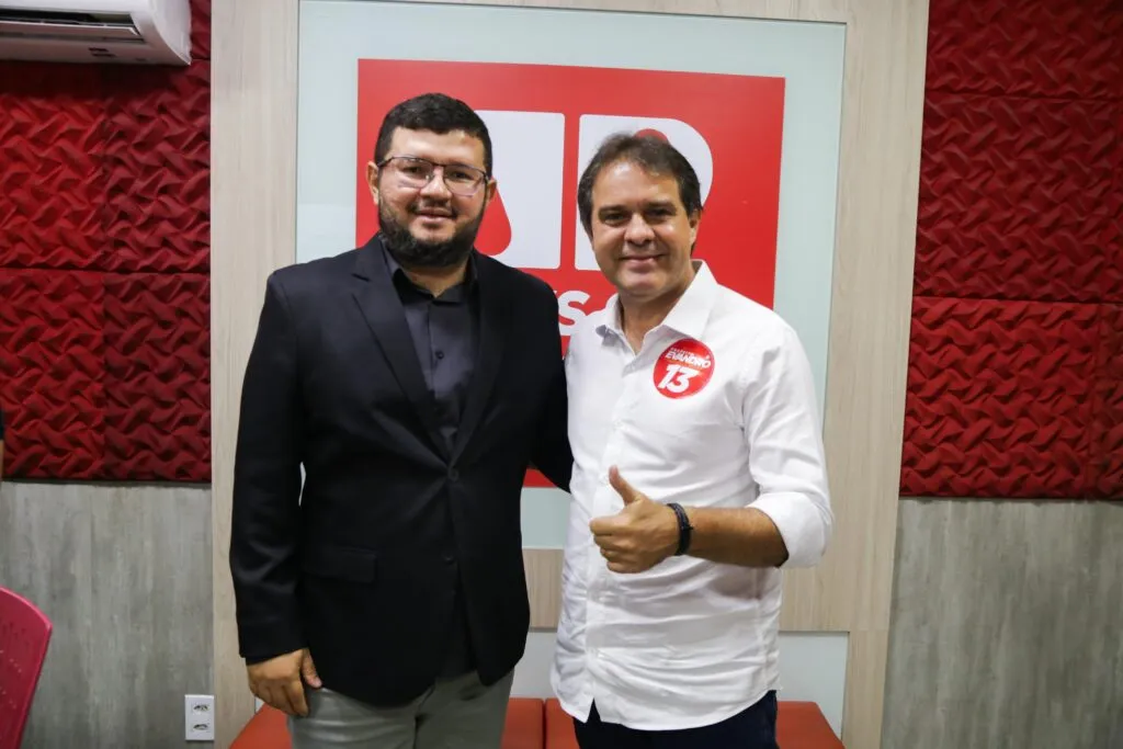 Em entrevista, Evandro Leitão destaca apoio de Lula, Camilo e Elmano em sua campanha