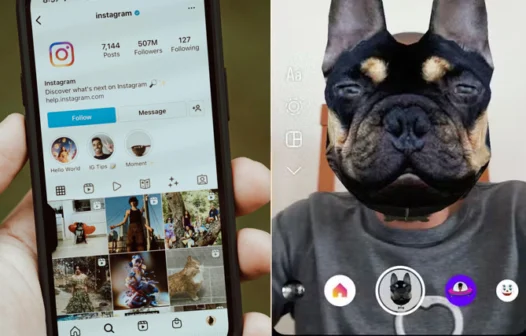 Filtros criados por usuários são removidos do Instagram nesta terça-feira (14)