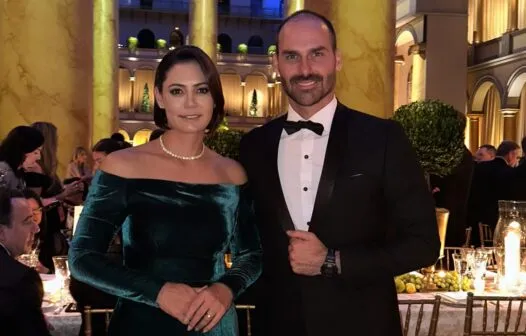 Michelle e Eduardo Bolsonaro ficam impedidos de entrar no Capitólio na posse de Trump