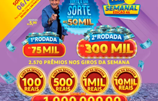 Tele Sena Semanal: confira o resultado de hoje, domingo (06/04)