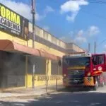 Incêndio é registrado em academia de Fortaleza após ventilador cair em material inflamável
